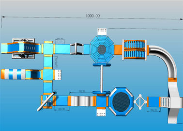 Commercial Grade Lake Inflatable Floating Water Park For Entertainment