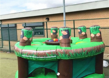 School Training Inflatable Sports Games / Blow Up Whack A Mole