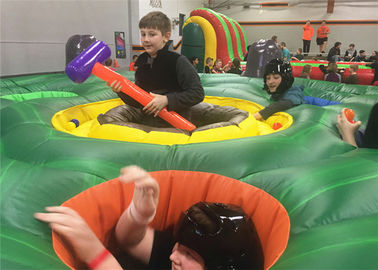 School Training Inflatable Sports Games / Blow Up Whack A Mole