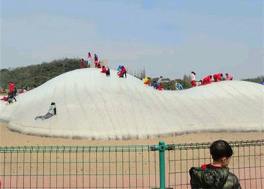 Excited Inflatable Theme Park Jumping Snow Mountain For Resort , Scenic Spot