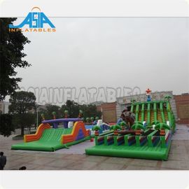 Waterproof Inflatable Amusement Park / Giant Inflatable Obstacle Course