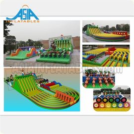 Waterproof Inflatable Amusement Park / Giant Inflatable Obstacle Course