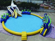 Customized Design 20 meters Diameter Inflatable Shark Water Park for Sale
