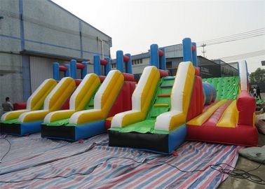 Crazy Indoor Outdoor Inflatable Obstacle Challenges For Sports Game Center