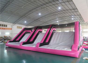 Insane Pink Color Rush Challenge Commercial Inflatable Obstacle Course