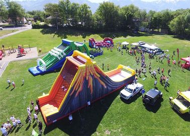 New Design Inflatable Race Slide for 5K Bouncer Obstacle Challenges Run