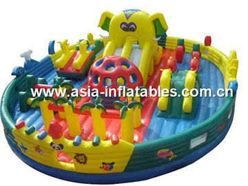 Outdoor Inflatable Jail Design Funland / Prison Design Funcity For Park Rental Games