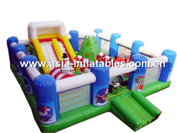 Outdoor Inflatable Playground With Inflatable Slide Inside For Chilren Amusement