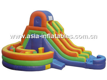 Inflatable Round Pool Playground With Slide For Chilren Amusement Games