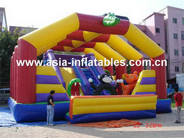 Outdoor Inflatable Fun Fair, Inflatable Funland With Dome Arches For Sale