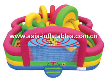 Outdoor Inflatable Funcity Games, Inflatable City Playground Games For Sale