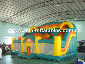 Durable Inflatable Fun City, Inflatable Funland For Outdoor Children Games