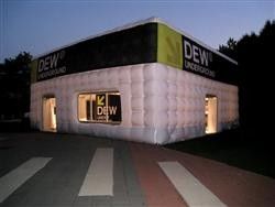 Inflatable outdoor party tent