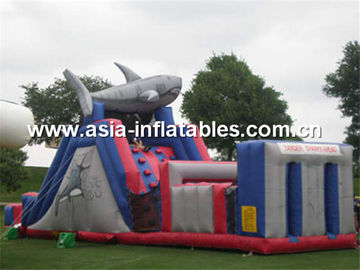 Inflatable Shark Obstacle Challenges, Inflatable Obstacle Course