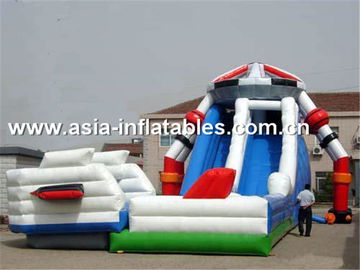 Creative Inflatable Slide In Robot Shape For Children Sliding Games