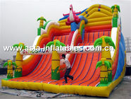 Hot Sale Inflatable Slide With Palm Tree For Water Park Games In Summer
