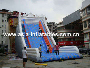 Giant Inflatable Water Slide With Single Lane For Sand Beach Games