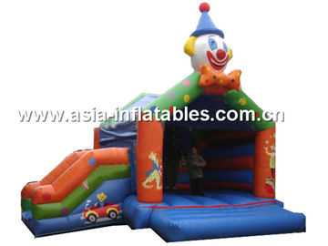 Commercial pvc inflatable combo, bouncy castle, inflatable slide for kids 