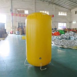 Plato 2mH Yellow Cylinder Blow Up Buoys / Inflatable Swimming Aid For Children