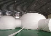 Two Rooms Luxury 8m Inflatable Bubble Tent With Hard Door For Hotel