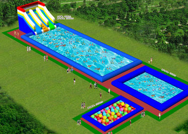 Outside Kids  Inflatable Water Park With ASTM CE UL Certificate