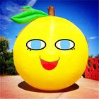 Customized Size Advertising Inflatables Lemon Fruit Model With Logo Printing