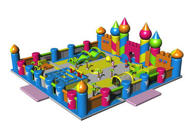 Customized Waterproof 1000D Tarpaulin Inflatable Theme Park