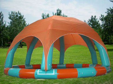 Family Size Kids Inflatable Pools With Tent Cover