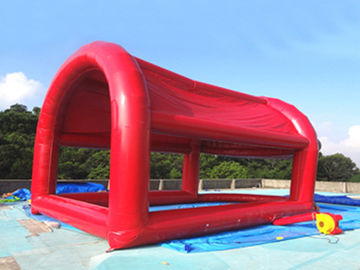 Red Colour UV Protected Kids Inflatable Pool with Tent for Sports Games