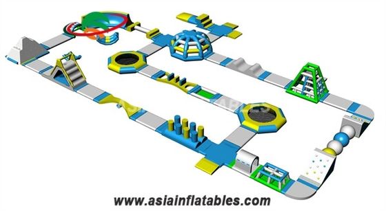 Adults Inflatable Water Island Playground For Backyard Parks