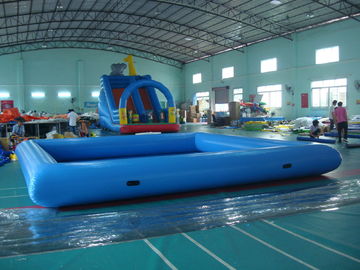 Customize Made Kids Inflatable Pool Water Park with Slide for Fun