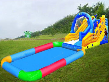 Customize Made Kids Inflatable Pool Water Park with Slide for Fun