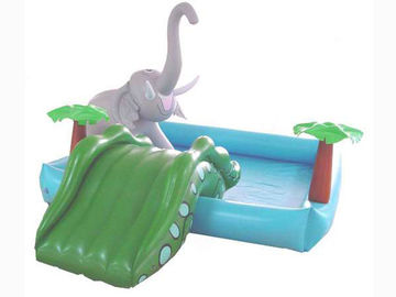 Small Water Park Kids Inflatable Pool with Animal for Backyard Play