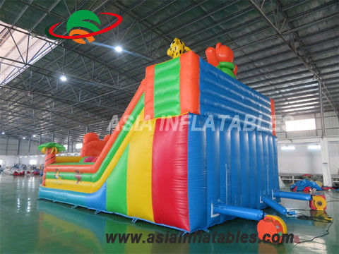 0.55mm PVC Tarpaulin 8 X 6M Tiger Inflatable Fun City