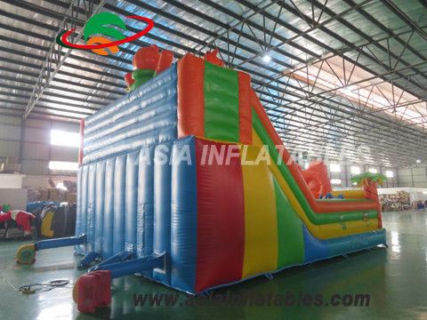 0.55mm PVC Tarpaulin 8 X 6M Tiger Inflatable Fun City