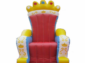 Chinese Supplier Advertising Inflatable King Chair Sofa For Chair Furniture Exhibition