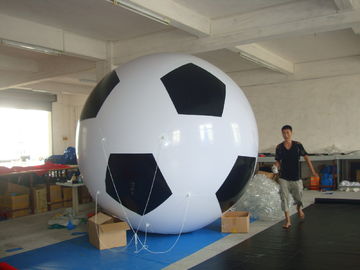 High - Strength Advertising Inflatable Football Helium Balloon For Out Door Use