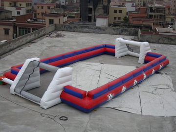 China Supplier Inflatable Sports Football Pitch Without Floor Sheet , Inflatable Soccer Field