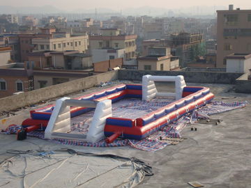 China Supplier Inflatable Sports Football Pitch Without Floor Sheet , Inflatable Soccer Field