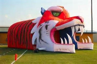 Giant Inflatable Tiger Tunnel, Infaltable Tunnel For Outdoor Advertising