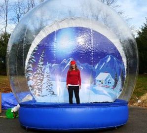 Taking Photos Snow Globe with Nice Backdrop