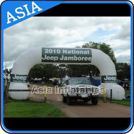 Bicycle Competition Finish Line Arch Inflatable With Leg For Rental