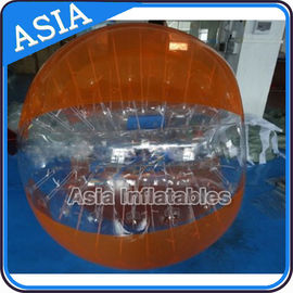 Exciting Half Transparent Inflatable Bubble Ball Suit For Football Soccer Game