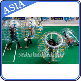 Transparent 1.8m Body Zorbing Bubble Bumper Sumo Balls For Big Man Soccer Games