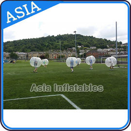 Transparent 1.8m Body Zorbing Bubble Bumper Sumo Balls For Big Man Soccer Games