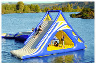 Trampoline Inflatable Water Sports , Floating Water Slide Combo For Kid