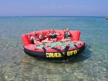 Crazy Ufo Towable Inflatables / Adults And Child Inflatable Water Sport Games