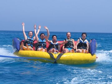 Outdoor Inflatable Water Park Sports , Inflatable Towable Water Sofa