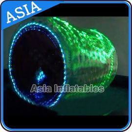 2015 colorful luminous inflatable water roller with shiny light