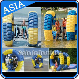 PVC Tarpaulin Inflatable Yellow Water Roller for Kids Pool Water Games